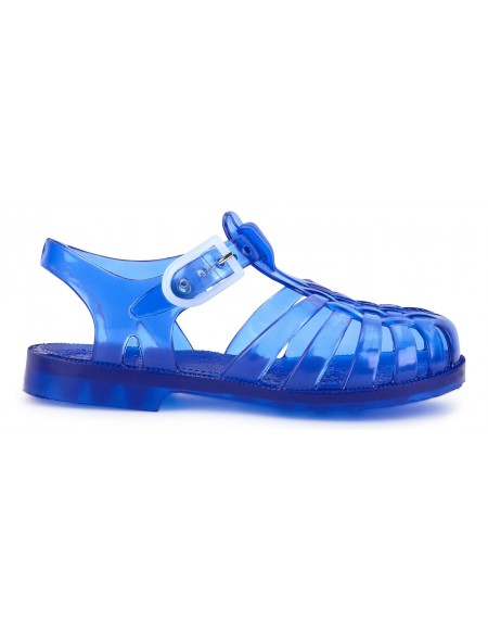 Sandalias de baño azul