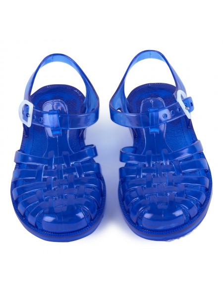 Sandales de plage bébé coloris bleu Méduse