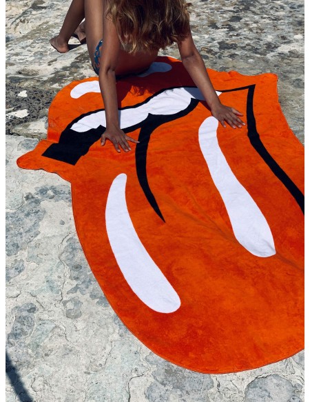 THE ROLLING STONES OFFICIAL BEACH TOWEL 