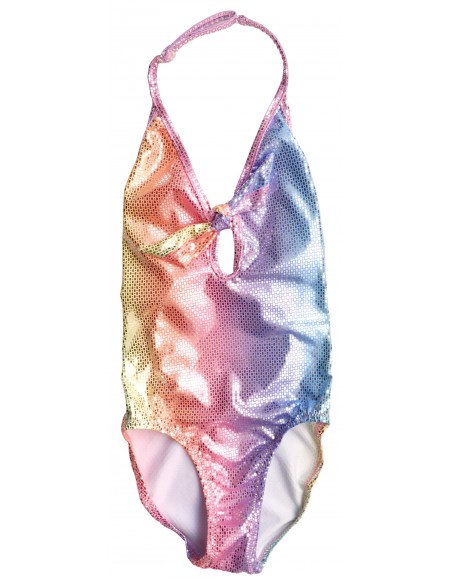Shiny and printed one piece swimsuit Mermaid