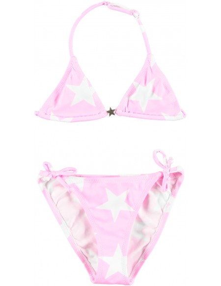 Bikini triángulos rosa estrellas
