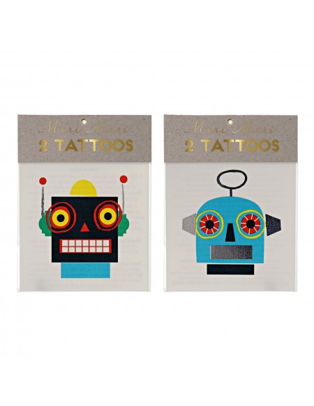 Robot tatuajes temporales