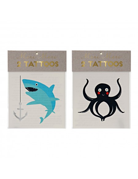 Sea creatures tattoos