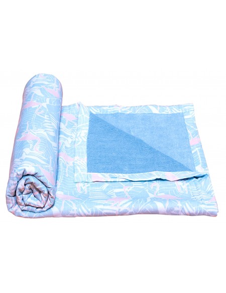 Flamingo print Beach Towel